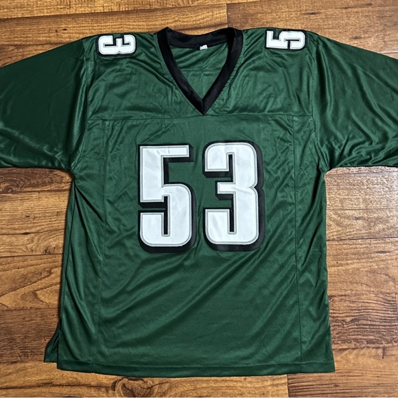 Philadelphia Eagles • X-Large • Green • Hugh Douglas • Signed • Jersey Shirt - Picture 7 of 11